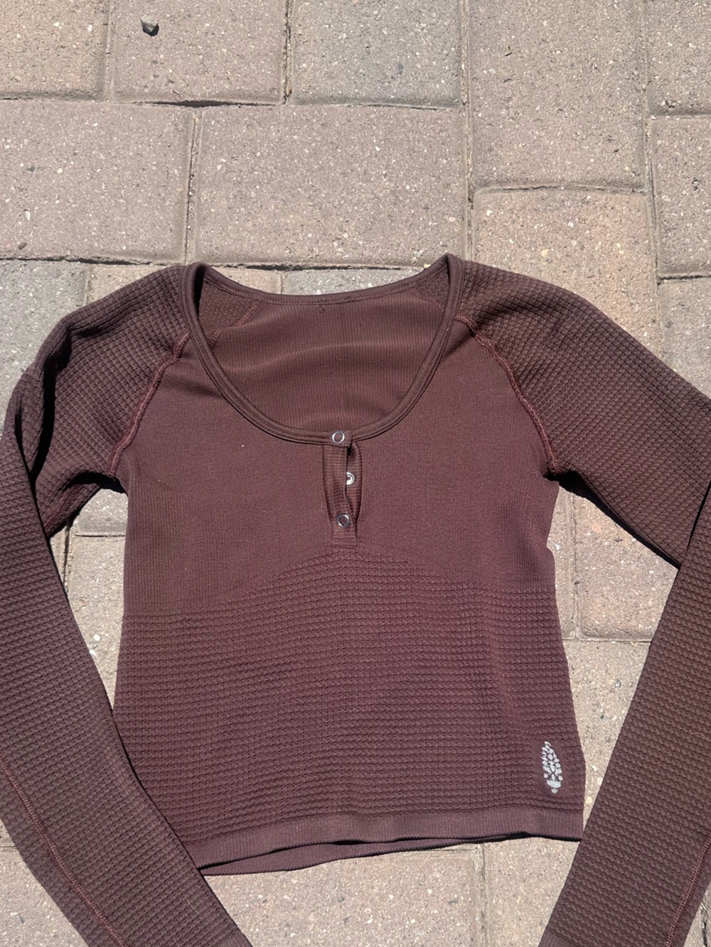 FreePeople Movement Long sleeve, Open back.